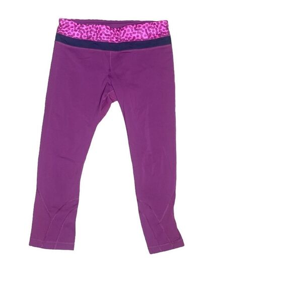 Lululemon run: inspire crop II dashing purple/ace spot jeweled magenta 8 - Picture 8 of 15
